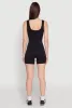 Seamless Snap Button Front Biker Romper sold by Rainbow
