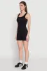 Seamless Snap Button Front Biker Romper sold by Rainbow