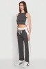 Side Contrast Cropped Tank Top sold by Rainbow