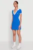 Contrast Trim Johnny Collar Polo Dress sold by Rainbow