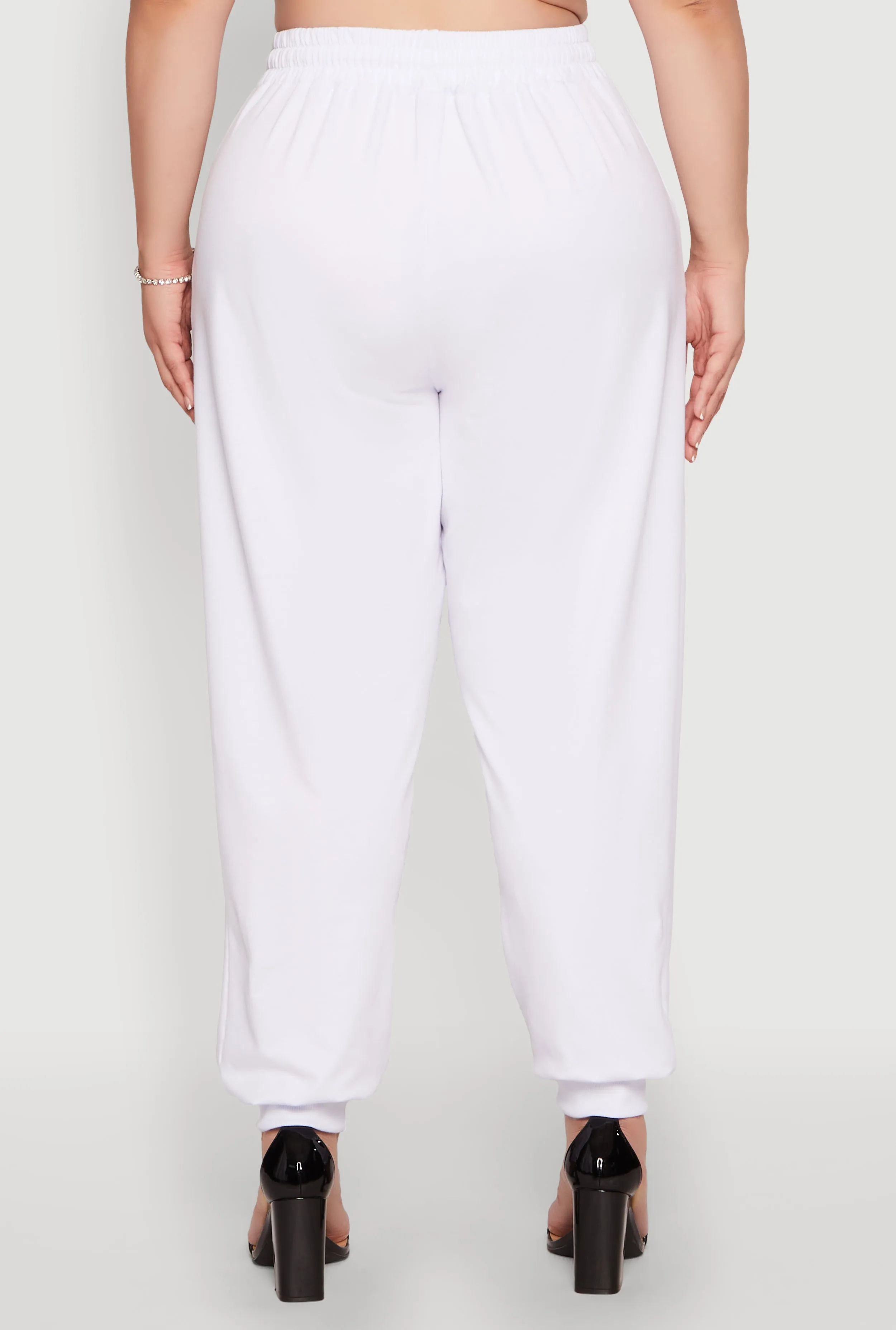 Plus Size Abstract Love Graphic Joggers sold by Rainbow product image thumbnail 5