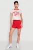Almost Famous Jersey Mesh Crop Top sold by Rainbow
