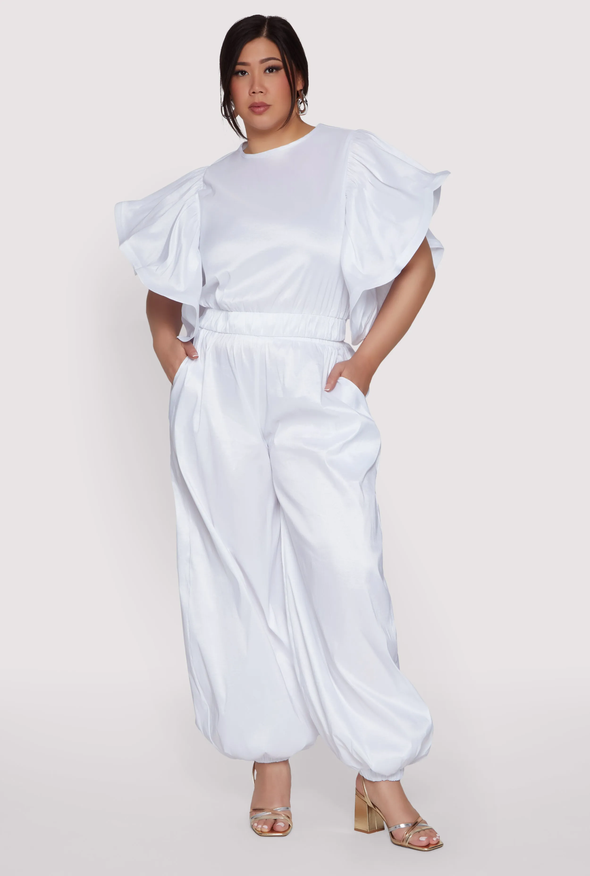 Plus Size Nylon Parachute Pants sold by Rainbow product image thumbnail 2