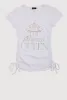 Girls Rhinestone The Original Queen 3D Graphic Top sold by Rainbow