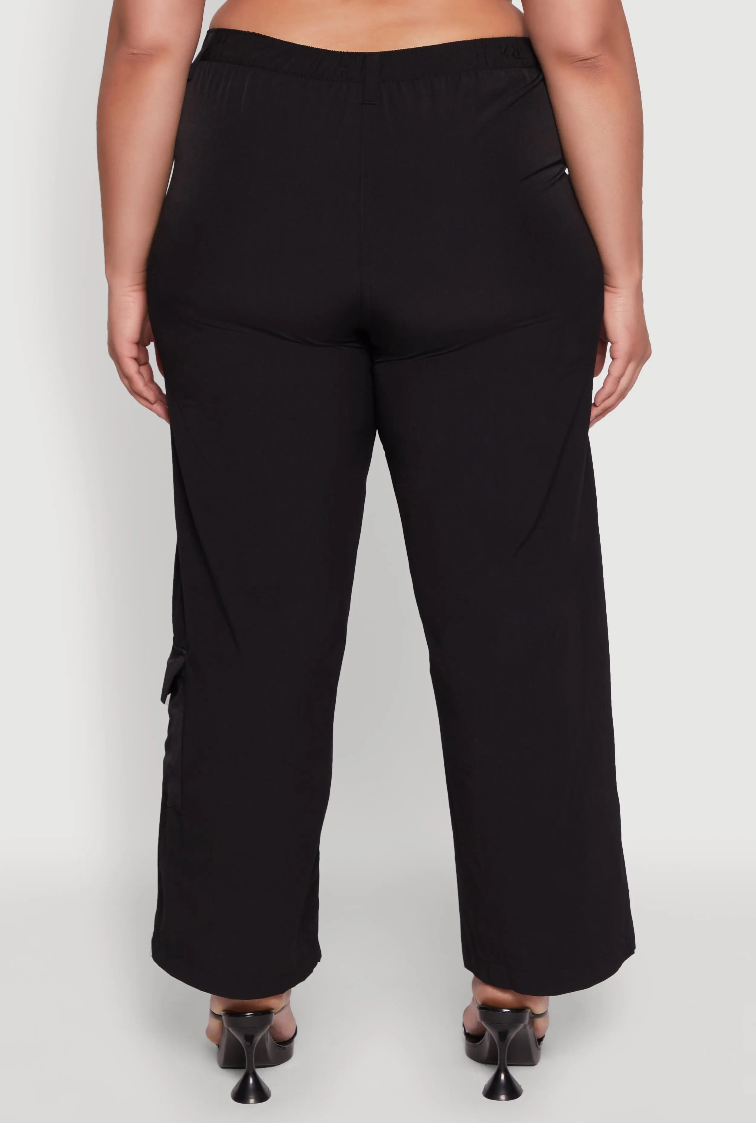Plus Size Wide Leg Cargo Pants sold by Rainbow product image thumbnail 5