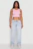Textured Knit Seamless Cropped Tank Top sold by Rainbow