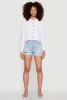 Keyhole Tie Back Long Sleeve Shirt sold by Rainbow