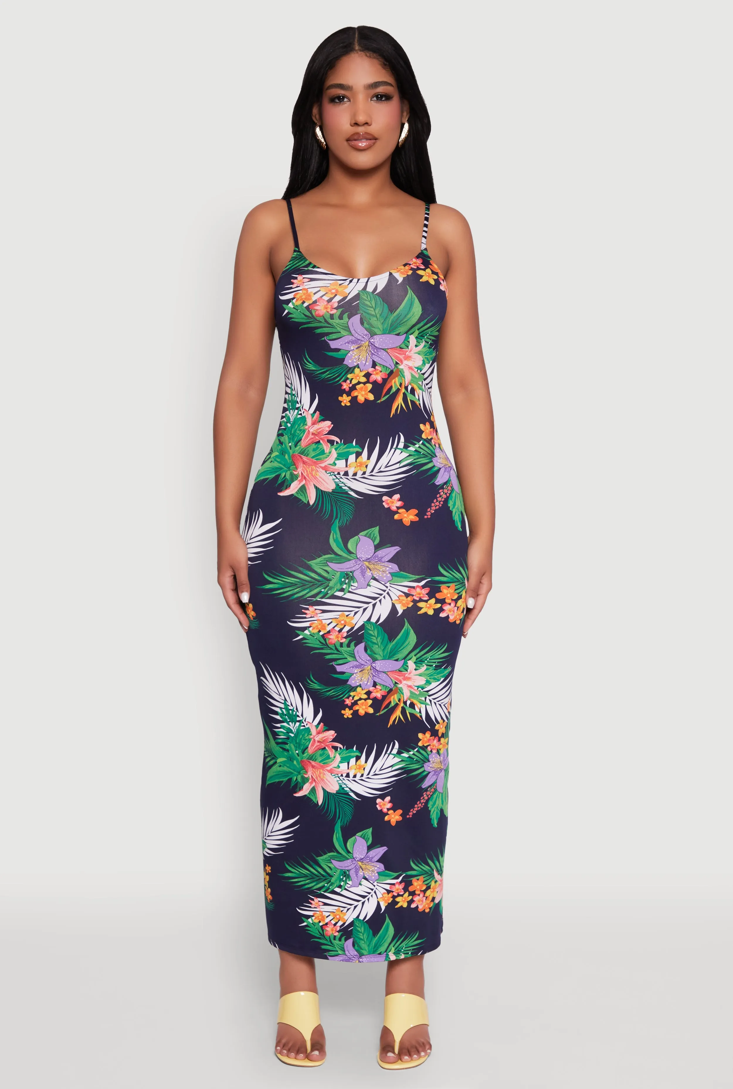 Tropical Print Cami Maxi Dress sold by Rainbow product image thumbnail 2