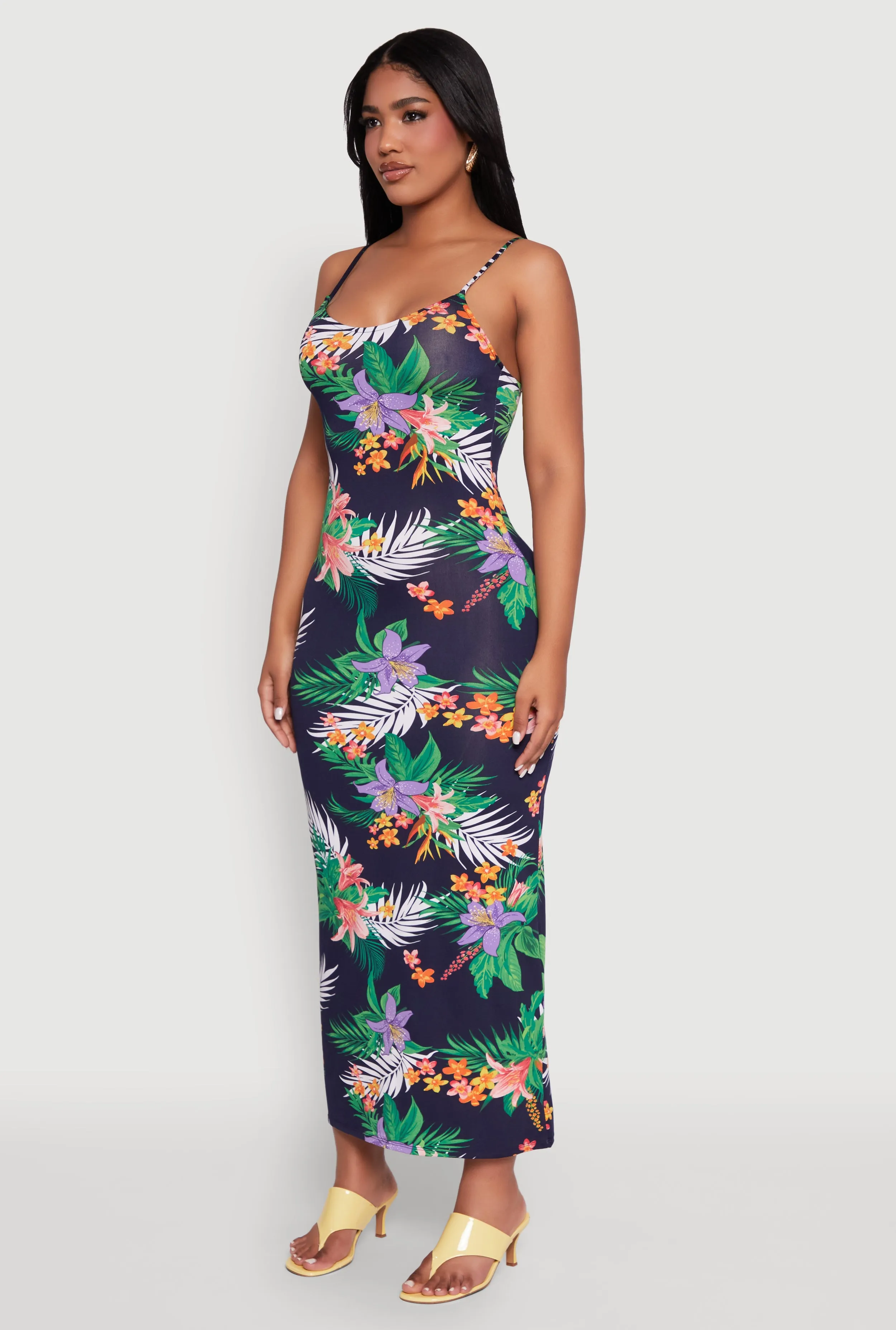 Tropical Print Cami Maxi Dress sold by Rainbow product image thumbnail 3