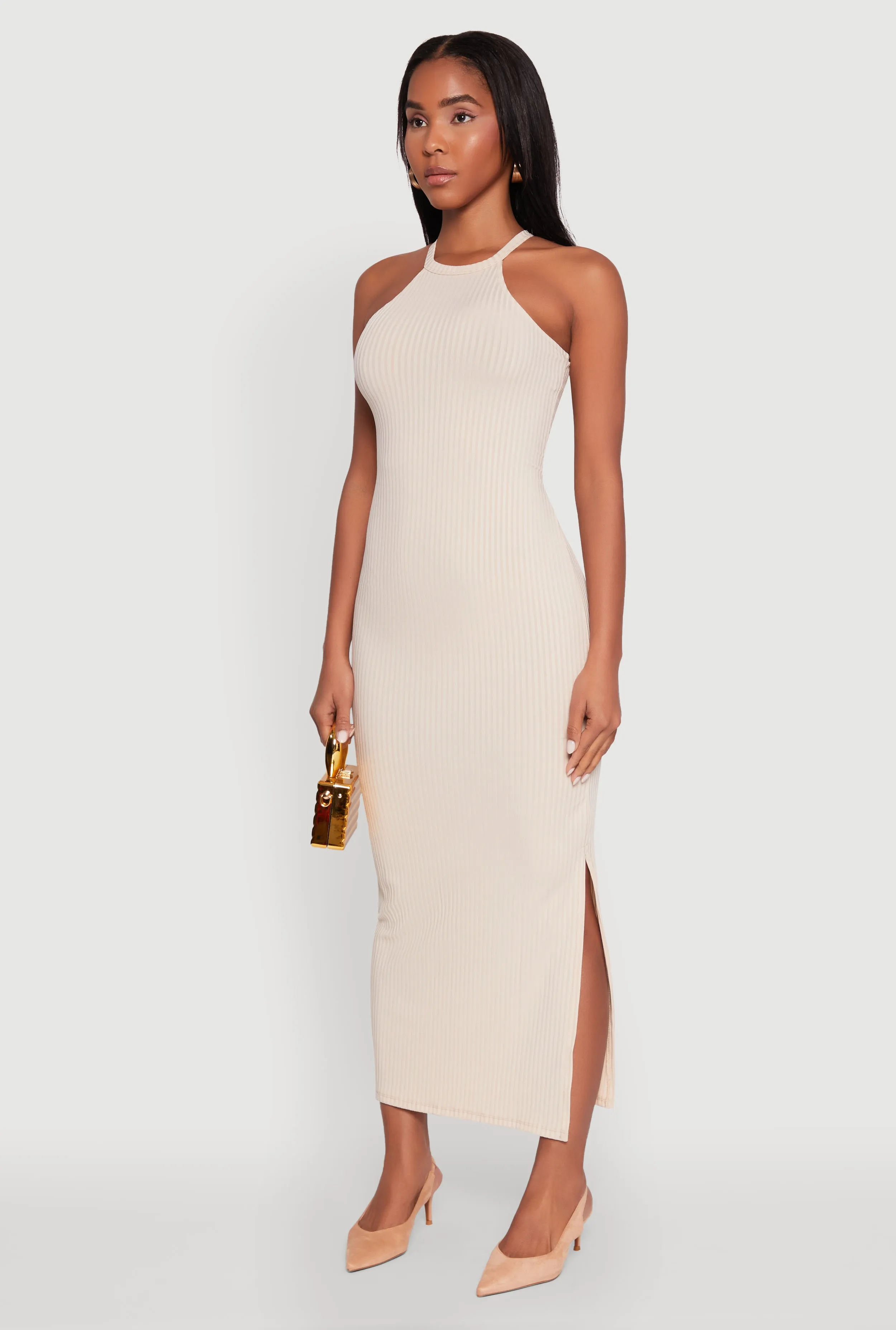 High Neck Maxi Tank Dress sold by Rainbow product image thumbnail 3