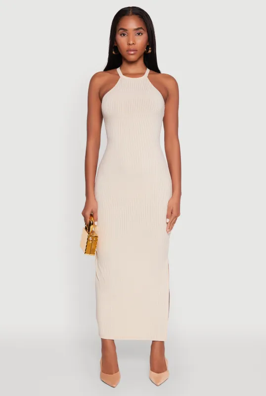 High Neck Maxi Tank Dress sold by Rainbow