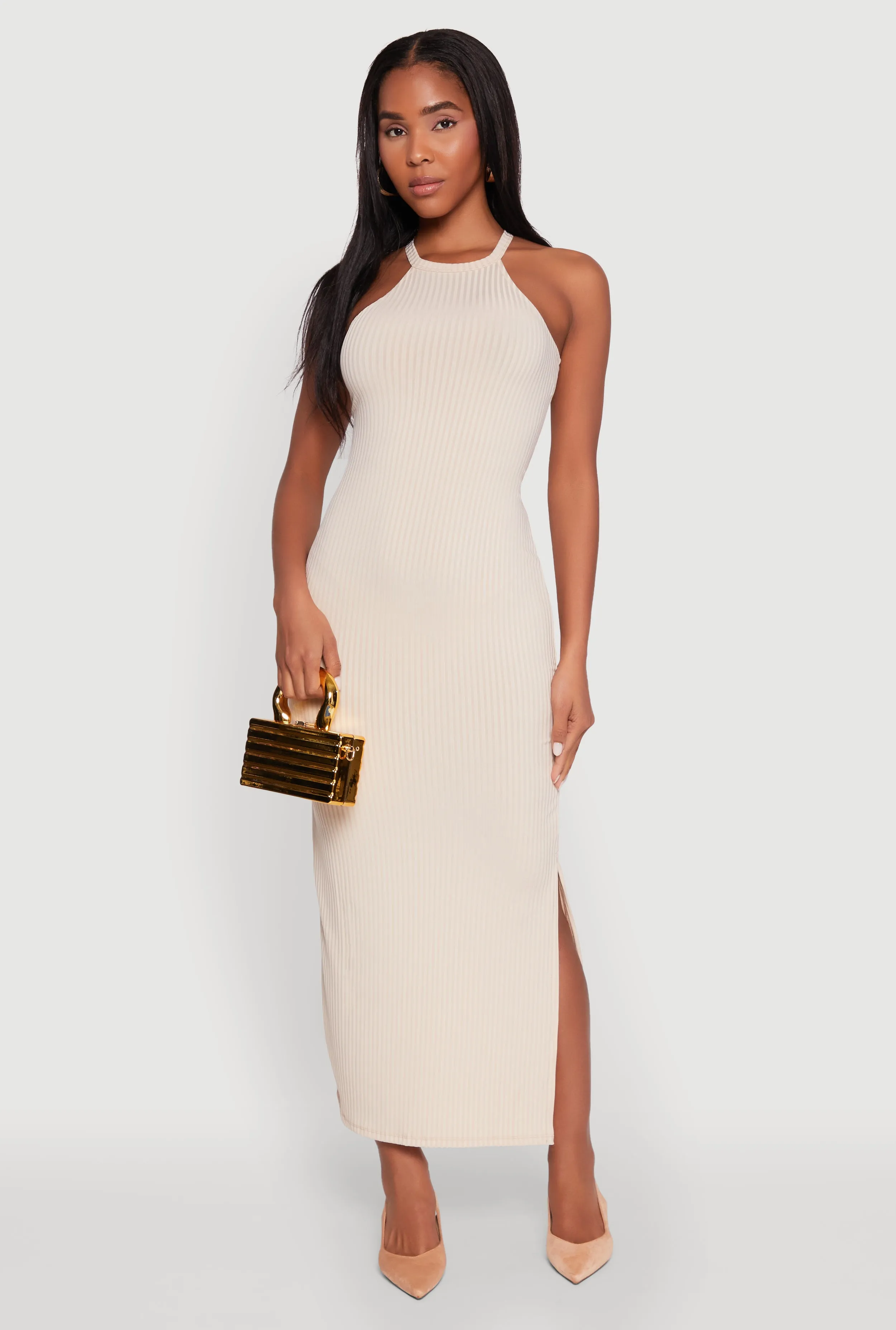 High Neck Maxi Tank Dress sold by Rainbow product image thumbnail 2