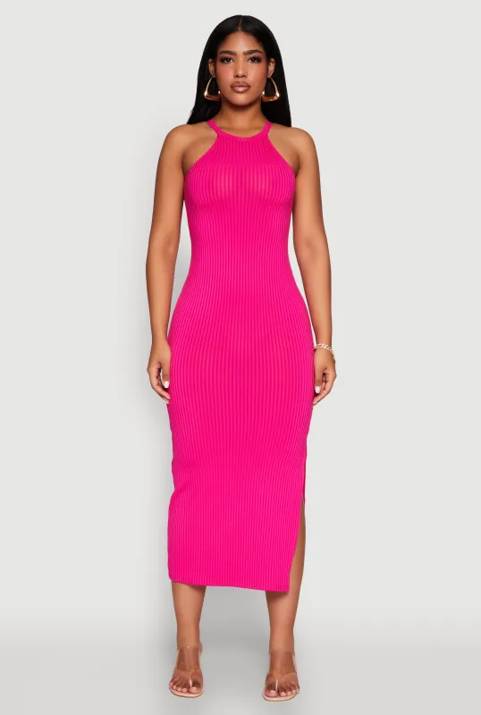 High Neck Maxi Tank Dress sold by Rainbow