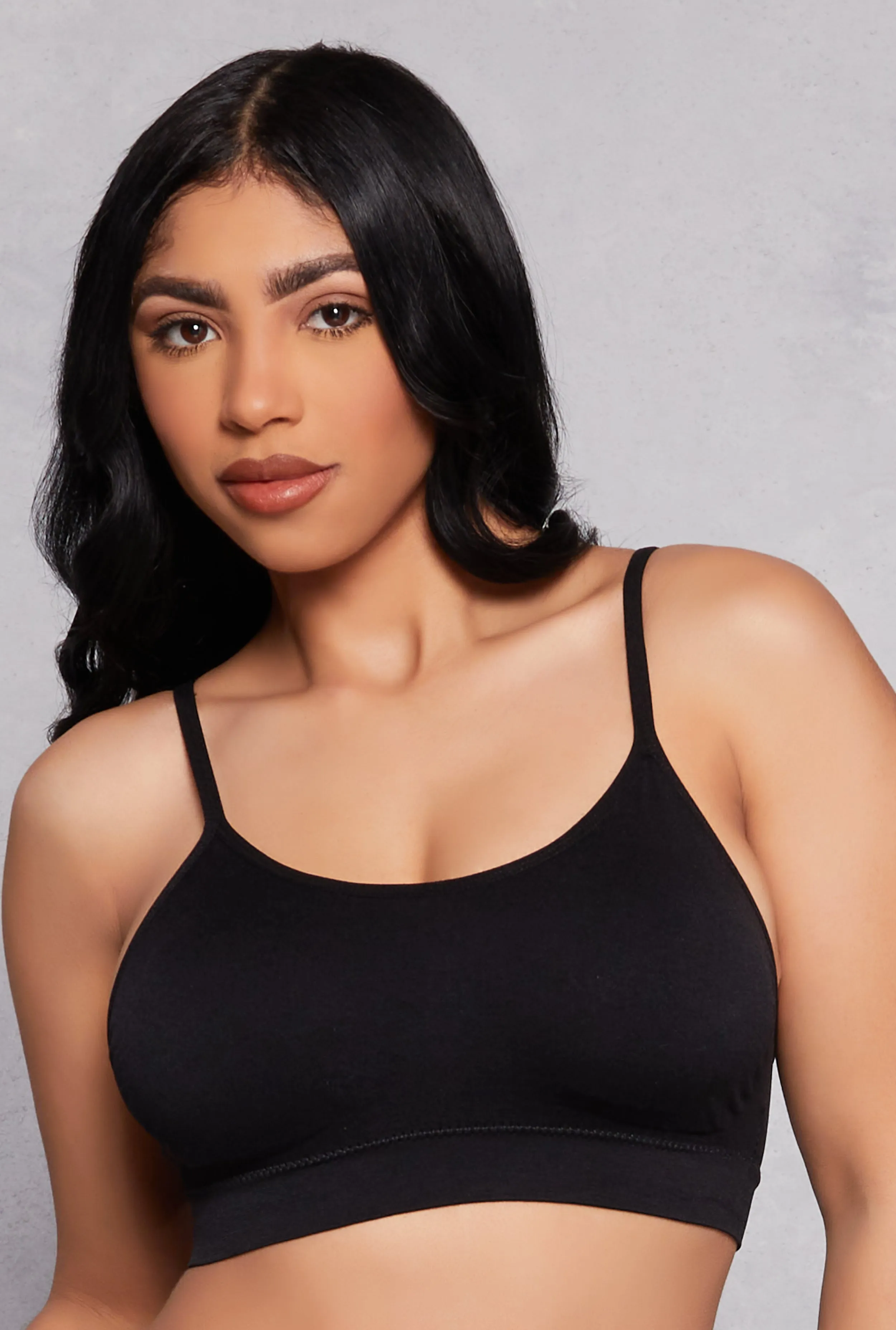 Seamless Wide Band Bralette sold by Rainbow