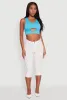 Cut Out Front Seamless Cropped Tank Top sold by Rainbow