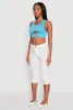 Cut Out Front Seamless Cropped Tank Top sold by Rainbow