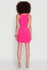Ribbed Knit Side Cut Out Mini Tank Dress sold by Rainbow
