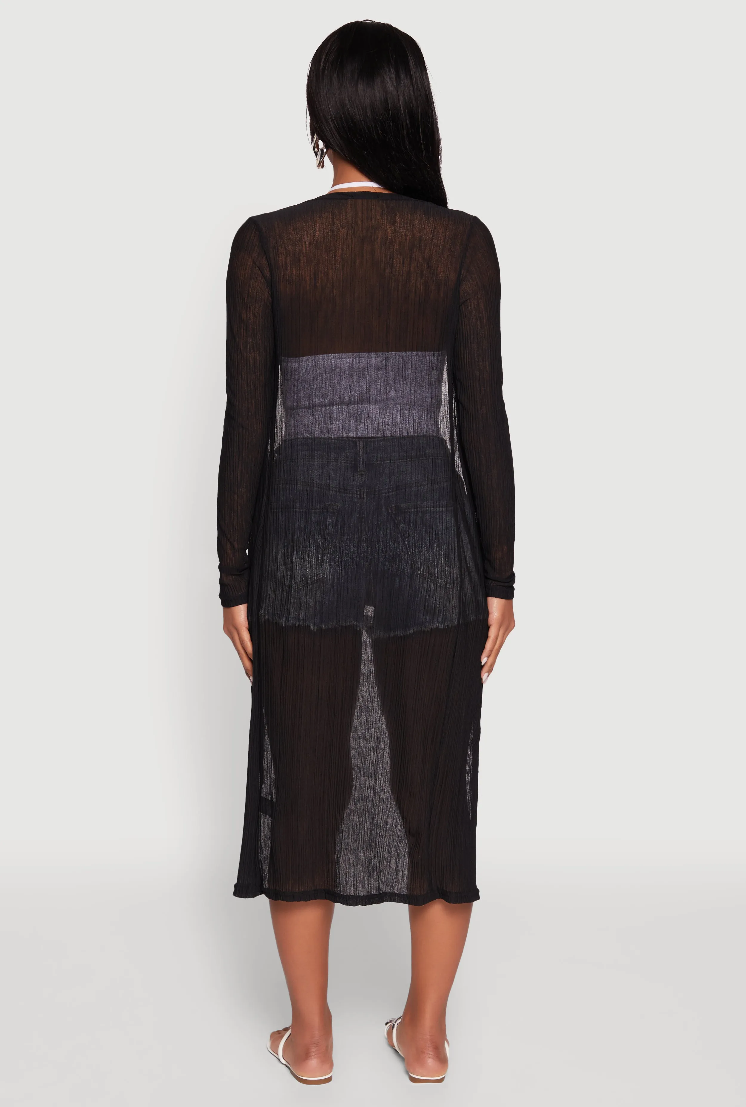 Gauze Knit Long Sleeve Duster sold by Rainbow product image thumbnail 5