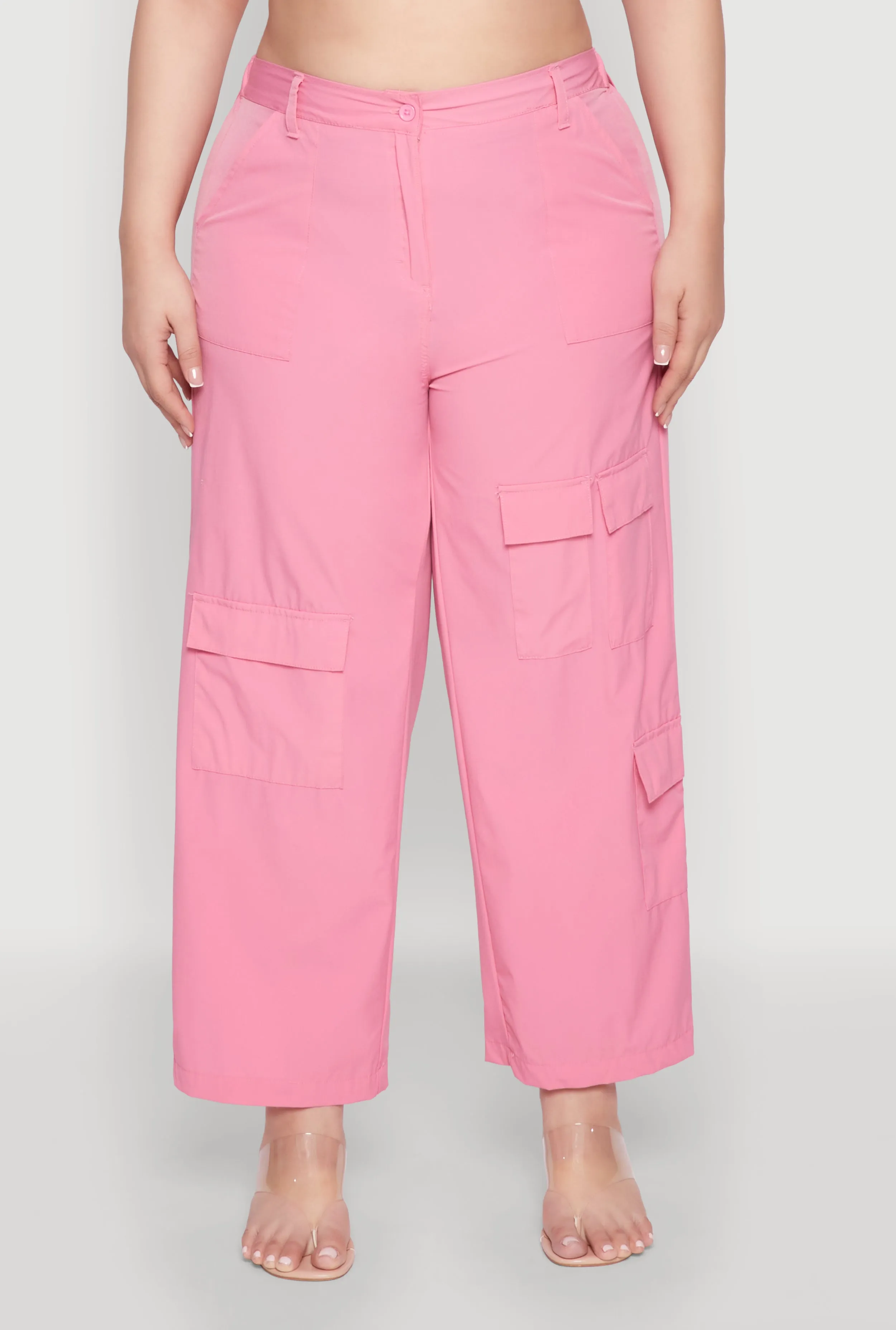 Plus Size Wide Leg Cargo Pants sold by Rainbow product image thumbnail 3