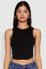 Seamless Crew Neck Cropped Tank Top sold by Rainbow