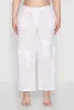 Plus Size Wide Leg Cargo Pants sold by Rainbow