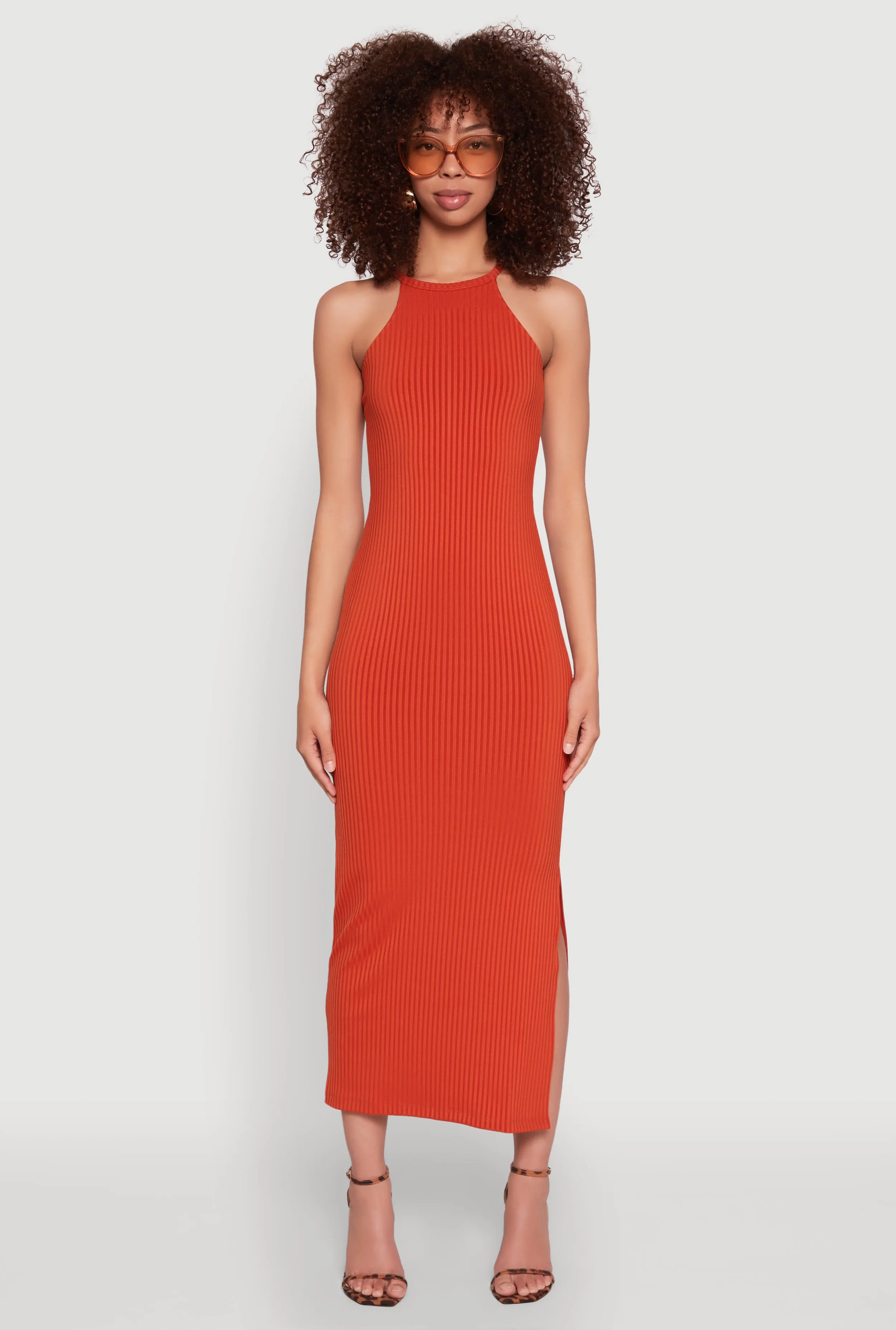 High Neck Maxi Tank Dress sold by Rainbow