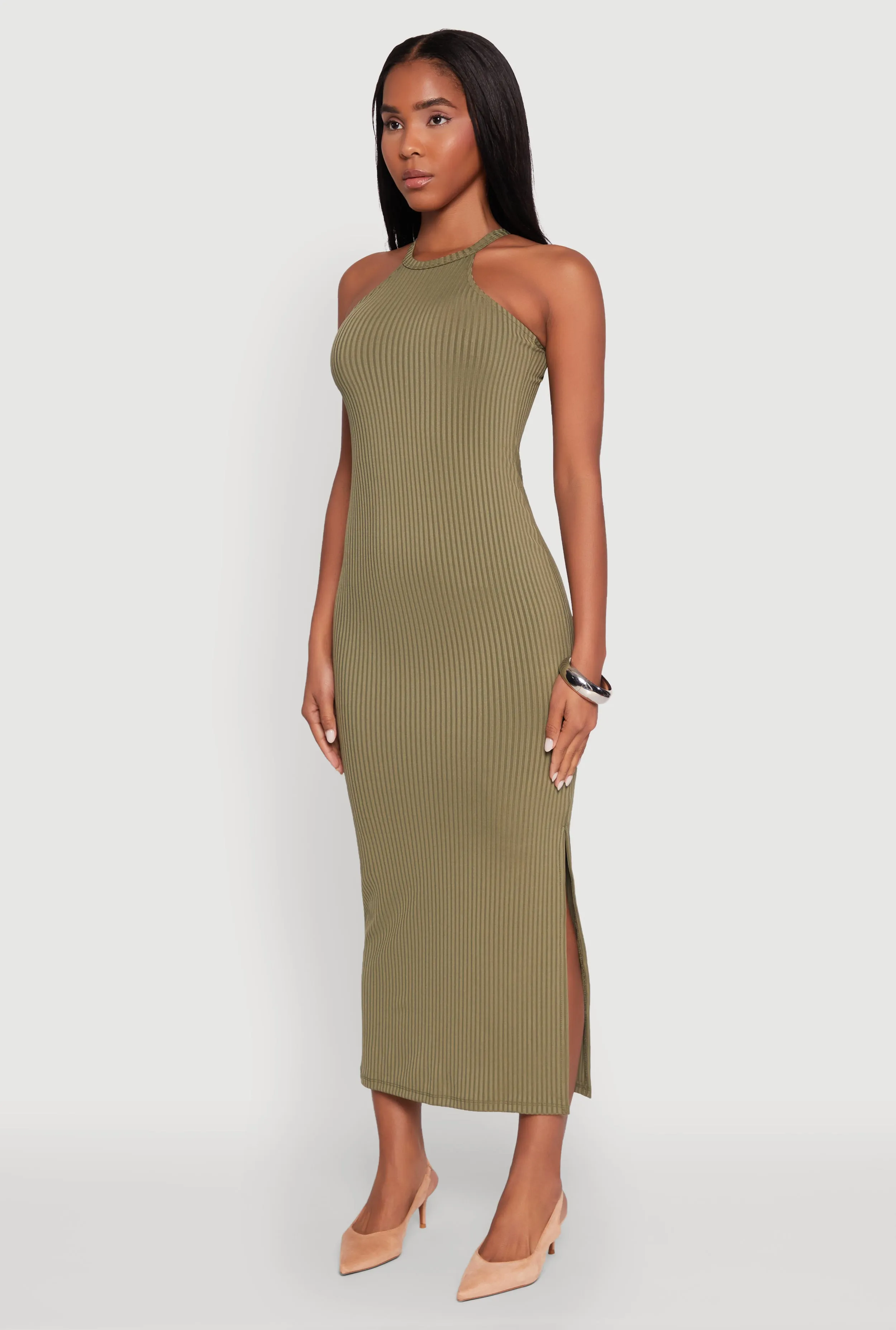 High Neck Maxi Tank Dress sold by Rainbow product image thumbnail 3