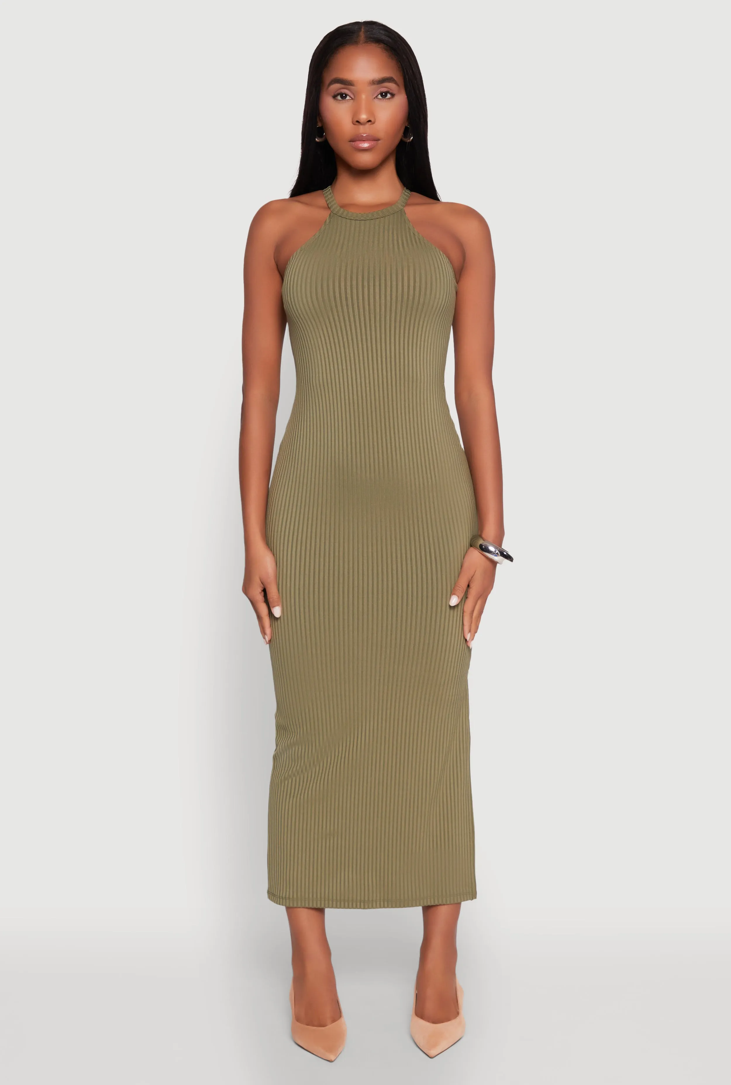 High Neck Maxi Tank Dress sold by Rainbow product image thumbnail 2