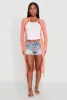 Gauze Knit Long Sleeve Duster sold by Rainbow