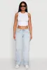 Seamless Crew Neck Cropped Tank Top sold by Rainbow