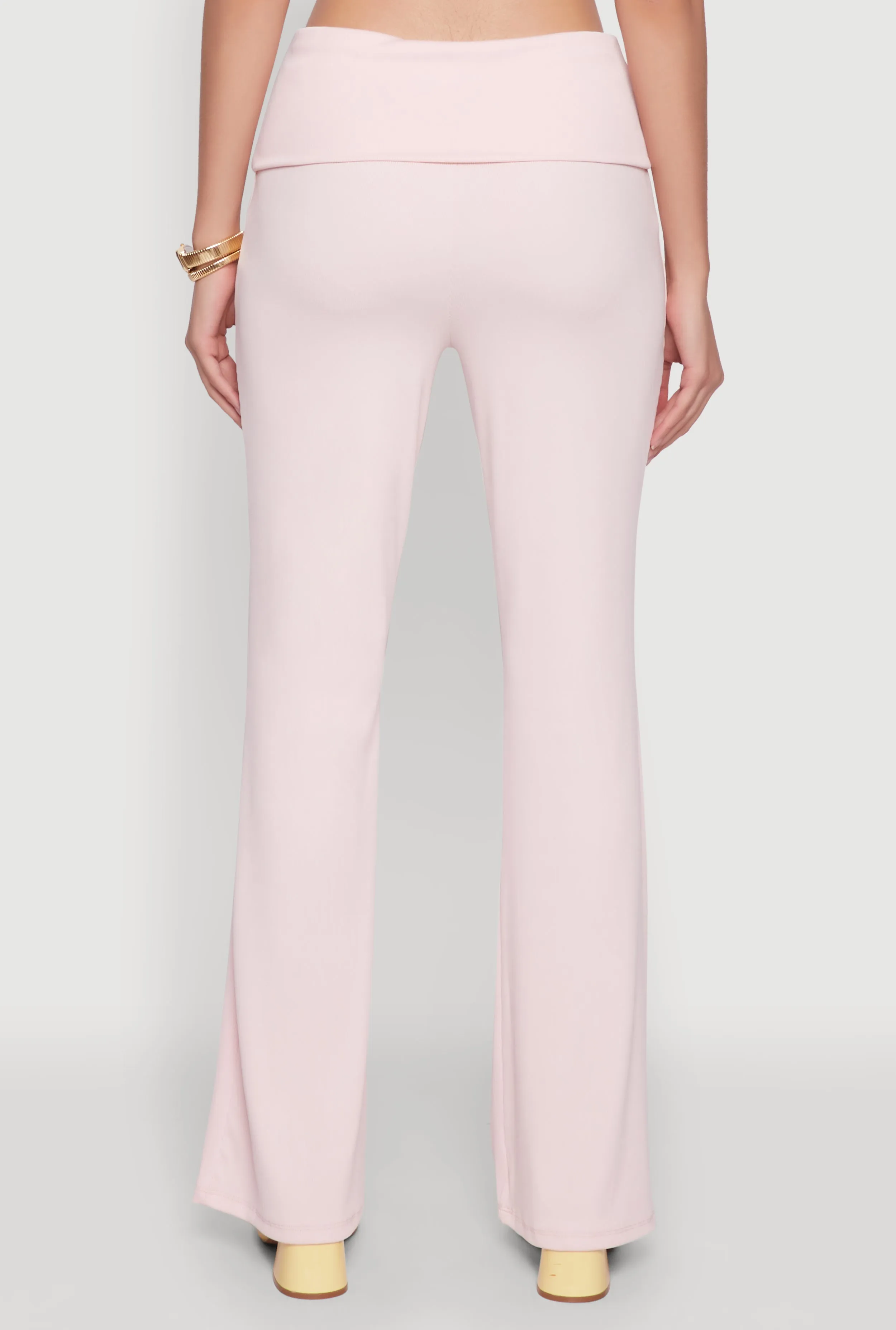 Haute Monde Fold Over Waist Wide Leg Pants sold by Rainbow product image thumbnail 5