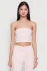 Haute Monde Cropped Fold Over Tube Top sold by Rainbow
