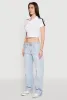 Since 1984 Graphic Cropped Polo Shirt sold by Rainbow