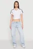 Since 1984 Graphic Cropped Polo Shirt sold by Rainbow