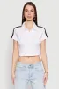 Since 1984 Graphic Cropped Polo Shirt sold by Rainbow