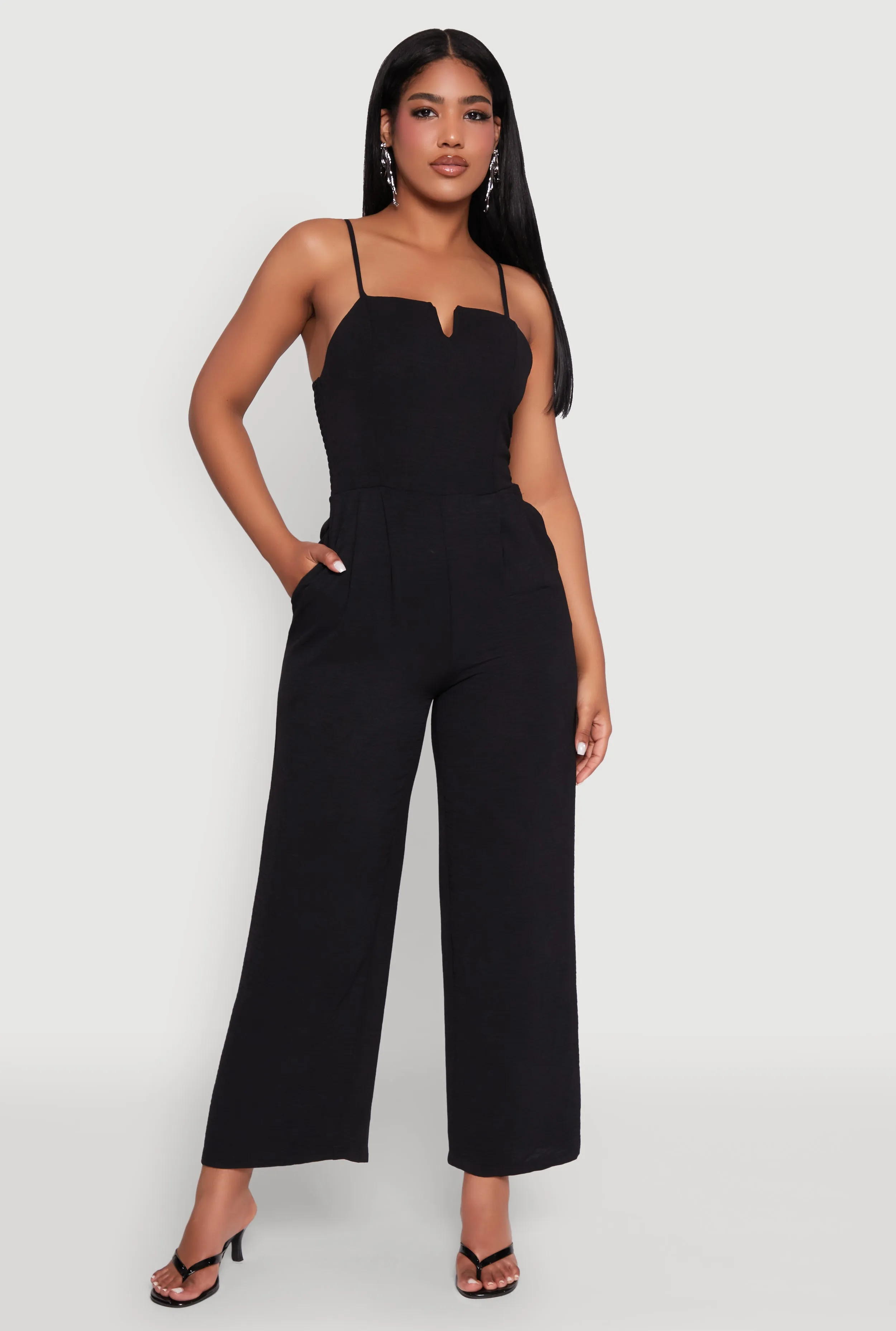 Crepe Knit Pleated Jumpsuit sold by Rainbow product image thumbnail 2