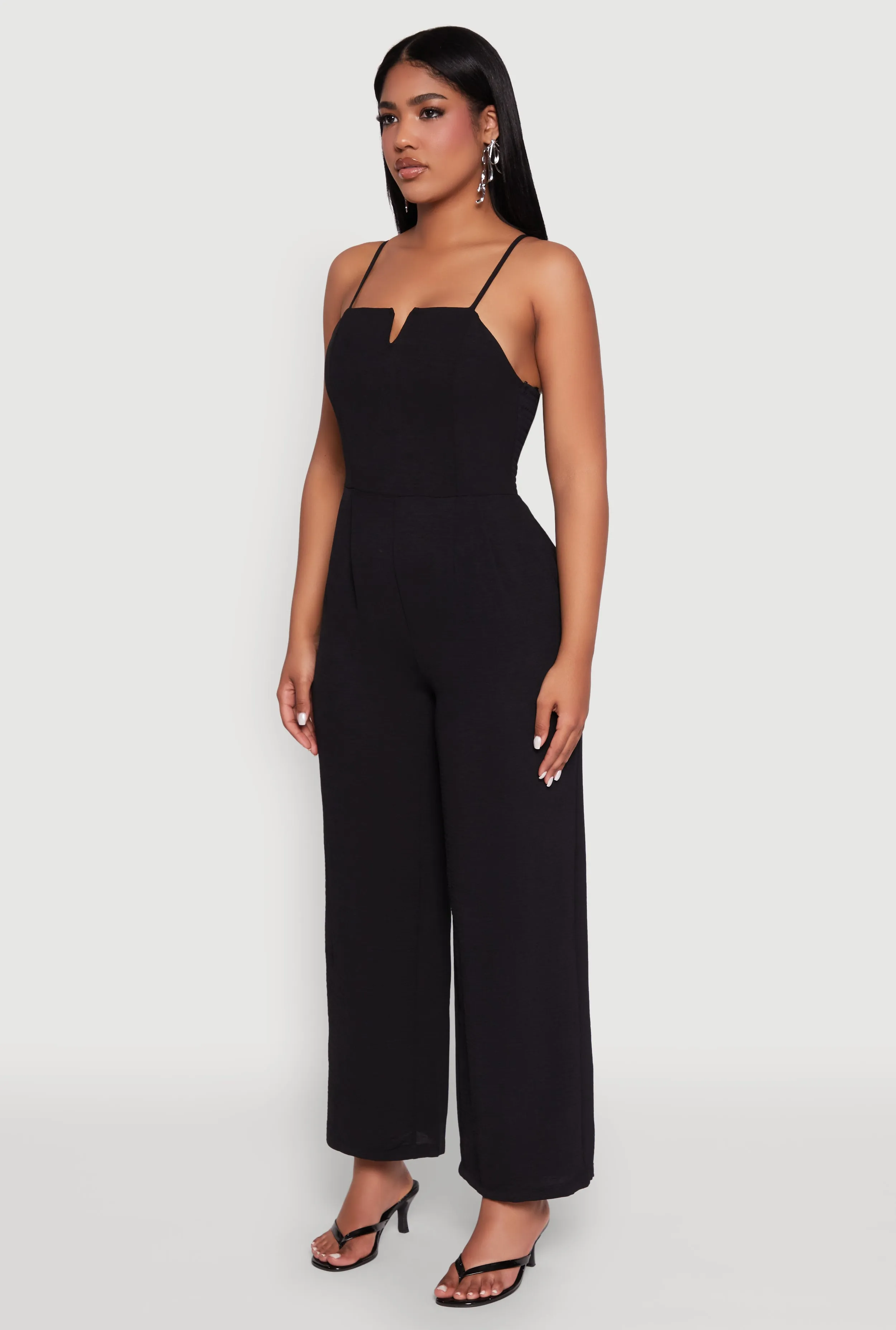 Crepe Knit Pleated Jumpsuit sold by Rainbow product image thumbnail 3