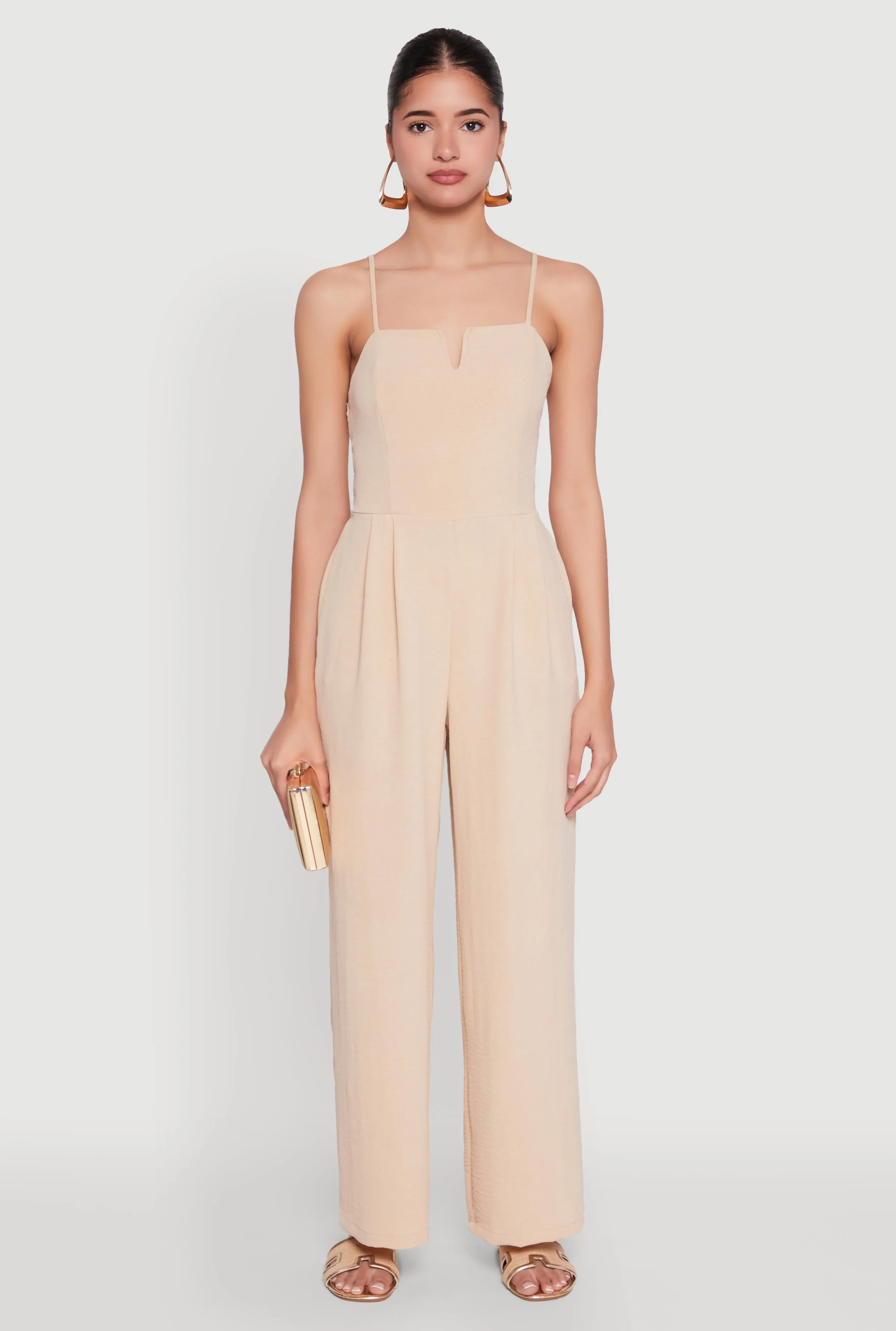 Crepe Knit Pleated Jumpsuit sold by Rainbow product image thumbnail 2
