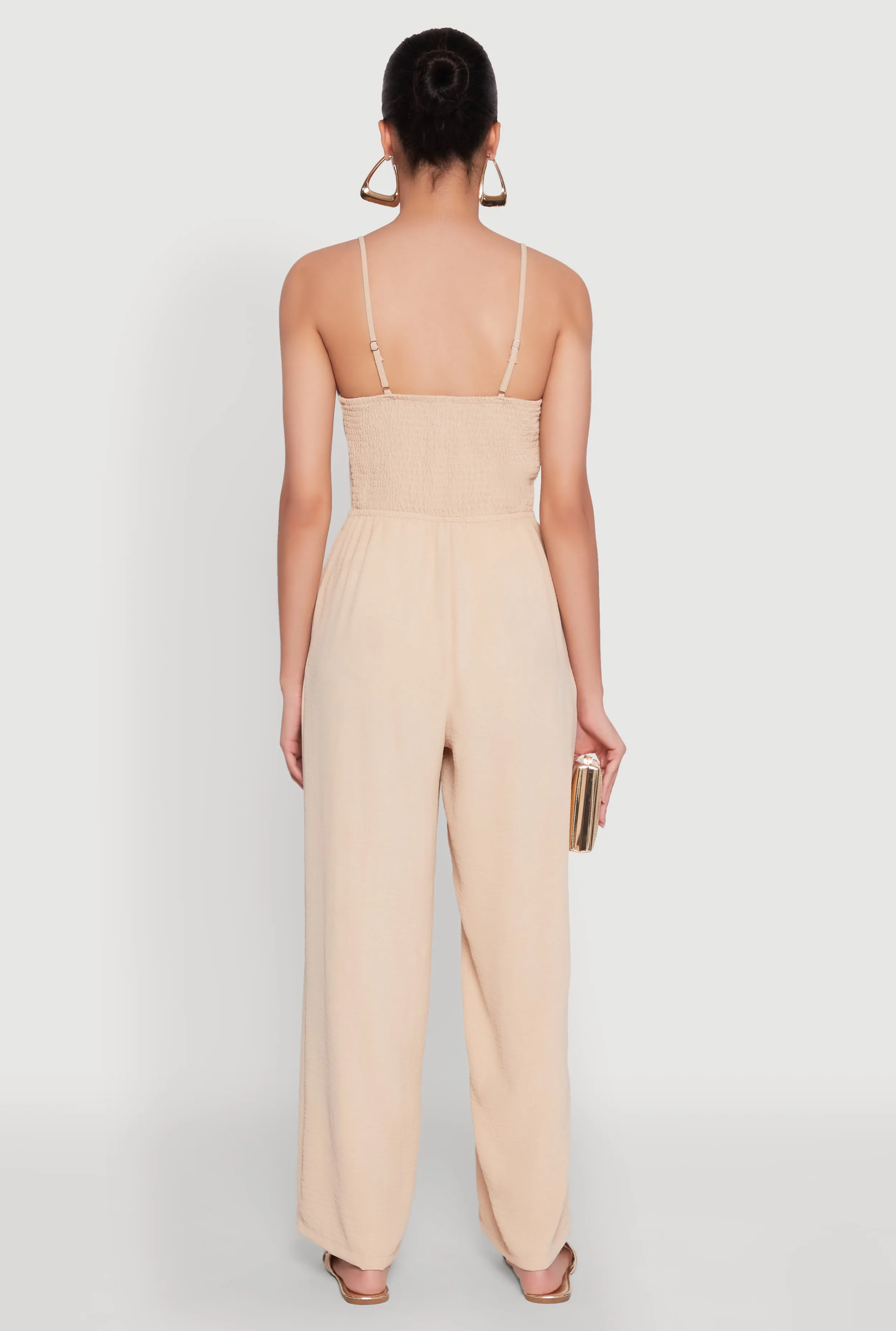 Crepe Knit Pleated Jumpsuit sold by Rainbow product image thumbnail 5