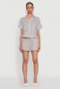 Gauze Knit Striped Shirt sold by Rainbow