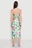 Haute Monde Cowl Neck Floral Print Dress sold by Rainbow