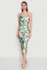 Haute Monde Cowl Neck Floral Print Dress sold by Rainbow