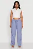 Sleeveless Cropped Button Front Shirt sold by Rainbow