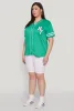 Plus Size New York Patch Baseball Jersey sold by Rainbow