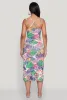 Tropical Print Double Strap Cami Dress sold by Rainbow