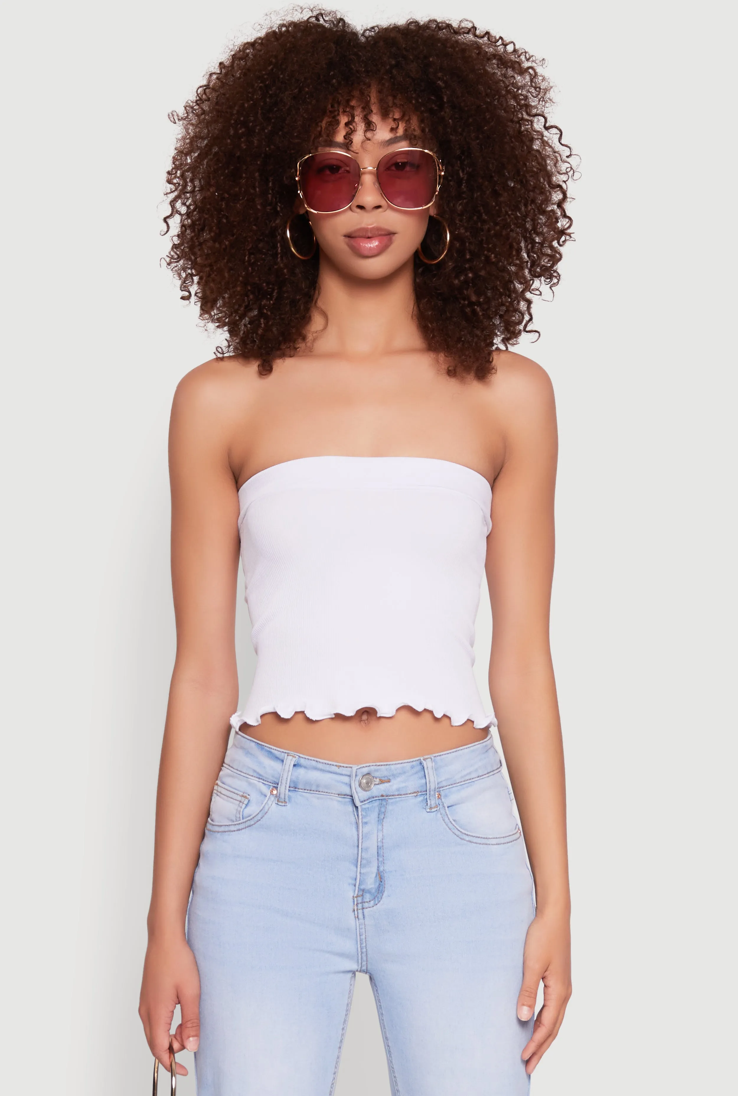 Lettuce Edge Seamless Tube Top sold by Rainbow product image thumbnail 2