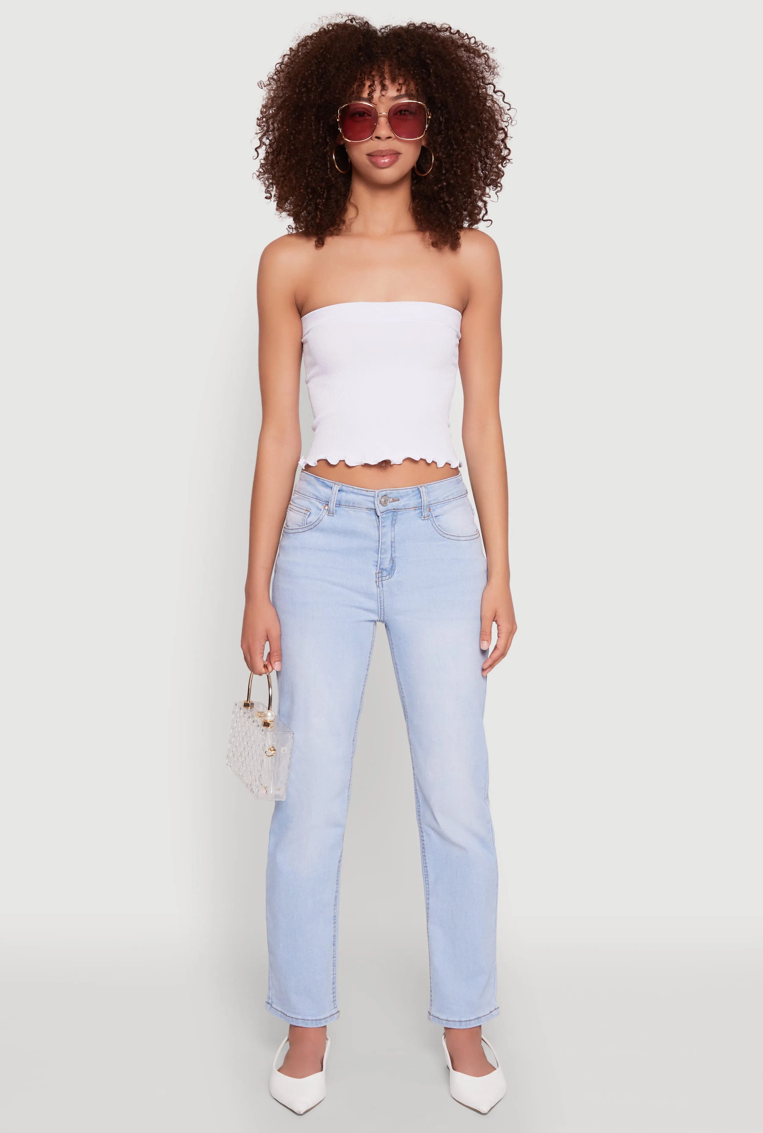 Lettuce Edge Seamless Tube Top sold by Rainbow product image thumbnail 3