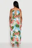 Tropical Chain Print Maxi Sundress sold by Rainbow