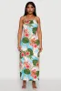 Tropical Chain Print Maxi Sundress sold by Rainbow