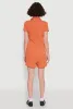 Iris Textured Knit Short Sleeve Romper sold by Rainbow
